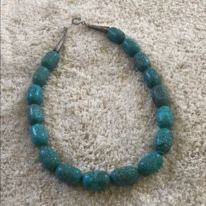 Handmade turquoise choker